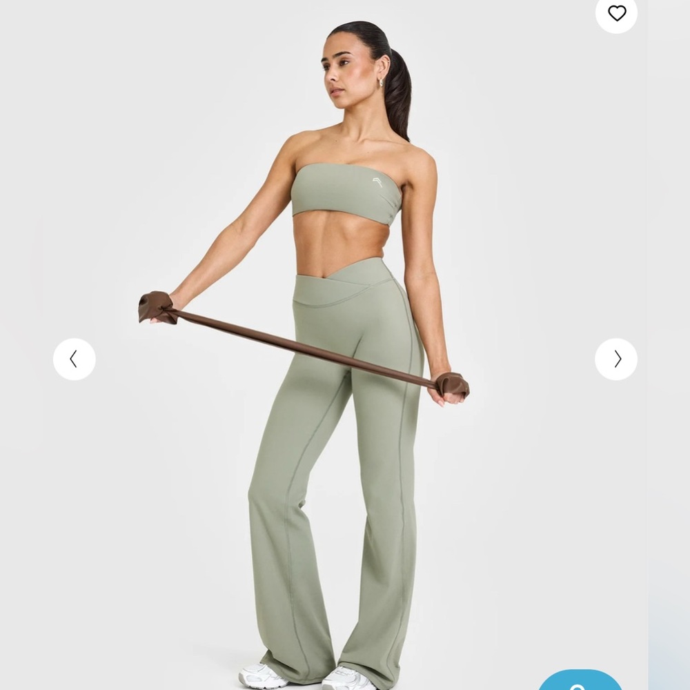 Unified Wrap Flared
Bottoms - Soft Sage Green